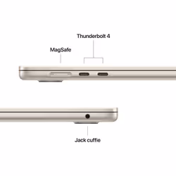 Apple MacBook Air 15'' M4 chip 10-core CPU 10-core GPU, 16GB, 256 GB SSD - Galassia - Vista aggiuntiva 7