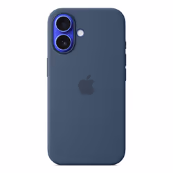 Apple Custodia MagSafe in silicone per iPhone 16 - Denim - Vista aggiuntiva 5