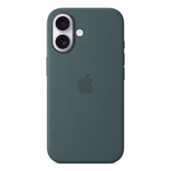 Apple Custodia MagSafe in silicone per iPhone 16 - Verde lago - Vista aggiuntiva 4