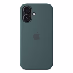 Apple Custodia MagSafe in silicone per iPhone 16 - Verde lago - Vista aggiuntiva 5