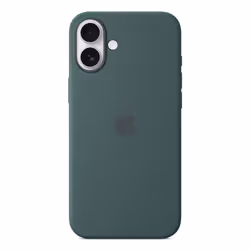 Apple Custodia MagSafe in silicone per iPhone 16 Plus - Verde lago - Vista aggiuntiva 4