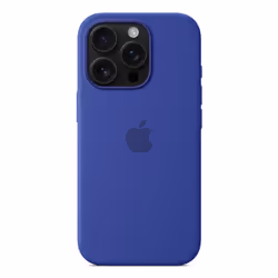 Apple Custodia MagSafe in silicone per iPhone 16 Pro - Blu oltremare - Vista aggiuntiva 4