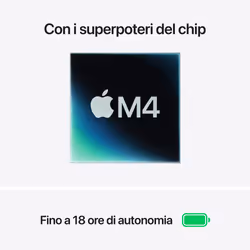 Apple MacBook Air 13'' M4 chip 10-core CPU 10-core GPU, 24GB, 512 GB SSD - Galassia - Vista aggiuntiva 4