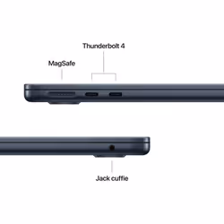 Apple MacBook Air 13'' M4 chip 10-core CPU 10-core GPU, 24GB, 512 GB SSD - Mezzanotte - Vista aggiuntiva 7