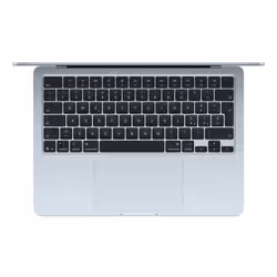 Apple MacBook Air 13'' M4 chip 10-core CPU 8-core GPU, 16GB, 256GB SSD - Celeste - Vista aggiuntiva 2