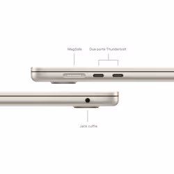 Apple MacBook Air 15": Chip M3 con CPU 8-core e GPU 10-core, 512 GB SSD - Galassia - Vista aggiuntiva 7