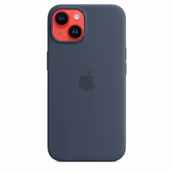 Apple Custodia MagSafe in silicone per iPhone 14 - Blu tempesta - Vista aggiuntiva 5