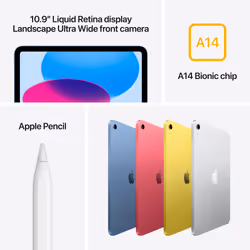 Apple iPad (10^gen.) 10.9 Wi-Fi 64 GB - Argento - Vista aggiuntiva 5
