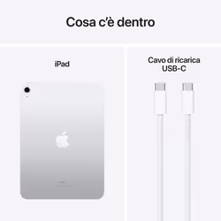 Apple iPad (10^gen.) 10.9 Wi-Fi 64 GB - Argento - Vista aggiuntiva 8