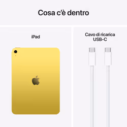 Apple iPad 11'' Wi-Fi 256 GB Giallo - Vista aggiuntiva 8