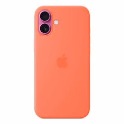 Apple Custodia MagSafe in silicone per iPhone 16 Plus – Mandarancio - Vista aggiuntiva 4