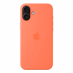 Apple Custodia MagSafe in silicone per iPhone 16 Plus – Mandarancio - Vista aggiuntiva 5