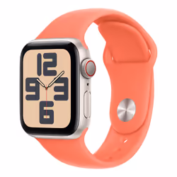 Apple Cinturino Sport mandarancio (40 mm) - S/M