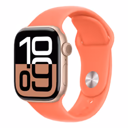 Apple Cinturino Sport mandarancio (42 mm) - S/M