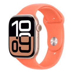 Apple Cinturino Sport mandarancio (46 mm) - M/L
