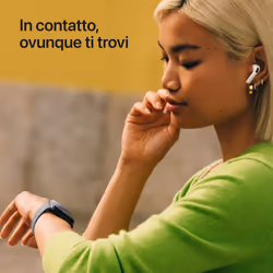 Apple Watch SE (3nd generation) SE 3 GPS 40mm Cassa Alluminio Mezzanotte con Sport Band Mezzanotte - M/L - Vista aggiuntiva 4
