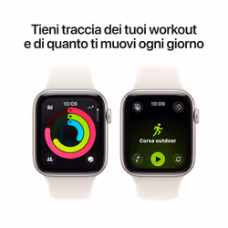 Apple Watch SE (3nd generation) SE 3 GPS 44mm Cassa Alluminio Galassia con Sport Band Galassia - S/M - Vista aggiuntiva 6