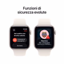 Apple Watch SE (3nd generation) SE 3 GPS 44mm Cassa Alluminio Galassia con Sport Band Galassia - S/M - Vista aggiuntiva 7
