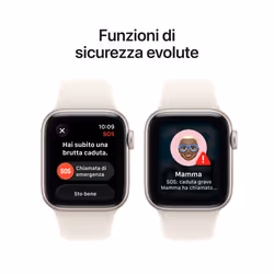 Apple Watch SE (3nd generation) SE 3 GPS + Cellular 40mm Cassa Alluminio Galassia con Sport Band Galassia - S/M - Vista aggiuntiva 7