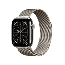 Apple Watch Series 11 GPS + Cellular 42mm Cassa Titanio con Loop in maglia Milanese