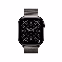 Apple Watch Series 11 GPS + Cellular 42mm Cassa Titanio Ardesia con Loop Milanese Ardesia - Vista aggiuntiva 2