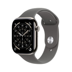 Apple Watch Series 11 GPS + Cellular 46mm Cassa Titanio con Band Grigio Pietra - S/M