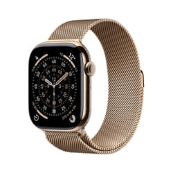 Apple Watch Series 11 GPS + Cellular 46mm Cassa Titanio Oro con Loop in maglia Milanese Oro - M/L