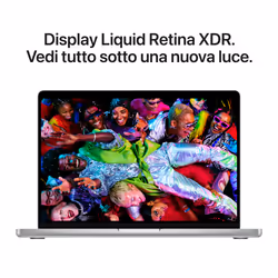 Apple MacBook Pro 14" Chip M5 10‑core CPU 10‑core GPU, 16GB, 512 GB SSD Argento - Vista aggiuntiva 6