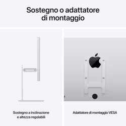 Apple Studio Display XDR - Vetro nanotexture - Sostegno a altezza e inclinazione regolabile - Vista aggiuntiva 7