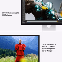Apple Studio Display XDR - Vetro nanotexture - Adattatore di montaggio VESA (Sostegno non incluso) - Vista aggiuntiva 4