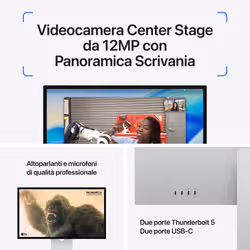 Apple Studio Display - Vetro nanotexture - Adattatore di montaggio VESA (Sostegno non incluso) - Vista aggiuntiva 4