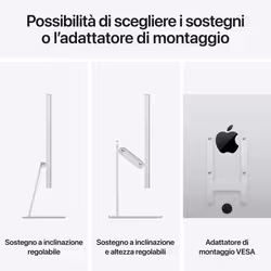Apple Studio Display - Vetro nanotexture - Adattatore di montaggio VESA (Sostegno non incluso) - Vista aggiuntiva 6