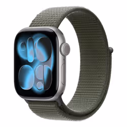 Apple MFFD4ZM/A accessorio indossabile intelligente Band Verde Nylon, Poliestere riciclato, Spandex - Vista aggiuntiva 2