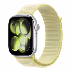 Apple MFFL4ZM/A accessorio indossabile intelligente Band Giallo Nylon, Poliestere riciclato, Spandex - Vista aggiuntiva 2