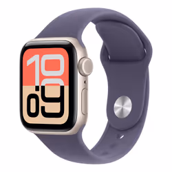 Apple MFFY4ZM/A accessorio indossabile intelligente Band Viola Fluoroelastomero - Vista aggiuntiva 2