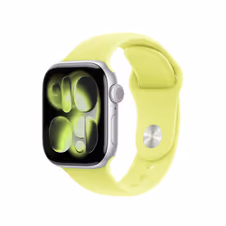 Apple MFGC4ZM/A accessorio indossabile intelligente Band Giallo Fluoroelastomero - Vista aggiuntiva 2