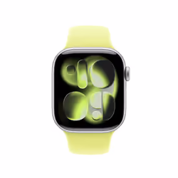 Apple MFGC4ZM/A accessorio indossabile intelligente Band Giallo Fluoroelastomero - Vista aggiuntiva 3