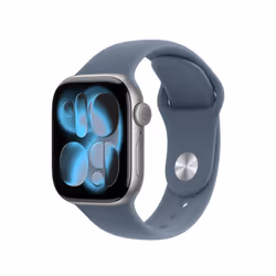 Apple MFGE4ZM/A accessorio indossabile intelligente Band Blu Fluoroelastomero - Vista aggiuntiva 2