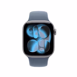Apple MFGE4ZM/A accessorio indossabile intelligente Band Blu Fluoroelastomero - Vista aggiuntiva 3
