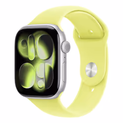 Apple MFGW4ZM/A accessorio indossabile intelligente Band Giallo Fluoroelastomero - Vista aggiuntiva 2