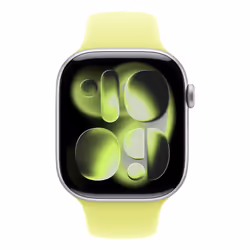 Apple MFGW4ZM/A accessorio indossabile intelligente Band Giallo Fluoroelastomero - Vista aggiuntiva 3