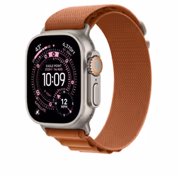 Apple MFTC4ZM/A accessorio indossabile intelligente Band Marrone Titanio, Poliestere, Spandex - Vista aggiuntiva 2