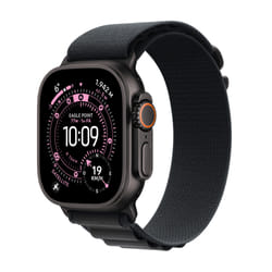 Apple Watch Ultra 3 GPS + Cellular 49mm Cassa Titanio Nero con Alpine Loop Nero- Small