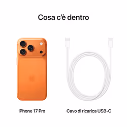 Apple iPhone 17 Pro 512 GB Arancione Cosmico - Vista aggiuntiva 8