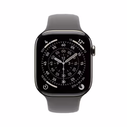 Apple Watch Series 11 GPS + Cellular 46mm Cassa Titanio con Band Grigio Pietra - S/M - Vista aggiuntiva 2