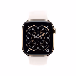 Apple Watch Series 11 GPS + Cellular 46mm Cassa Titanio Oro con Band Rosa Fard - M/L - Vista aggiuntiva 2