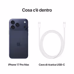 Apple iPhone 17 Pro Max 512 GB Blu Profondo - Vista aggiuntiva 8