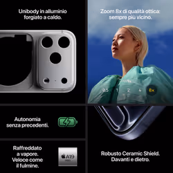 Apple iPhone 17 Pro Max 1 TB Arancione Cosmico - Vista aggiuntiva 6