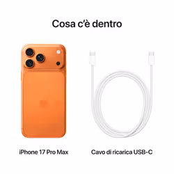 Apple iPhone 17 Pro Max 1 TB Arancione Cosmico - Vista aggiuntiva 8