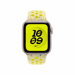Apple MG9W4ZM/A accessorio indossabile intelligente Band Giallo Alluminio, Fluoroelastomero - Vista aggiuntiva 3